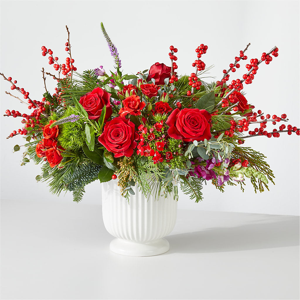 Big Red Bow Bouquet – The Flower Company, Kamloops BC