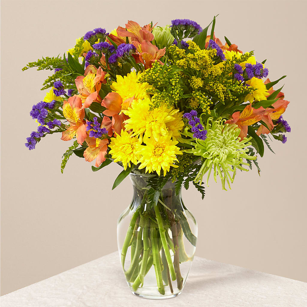 Marmalade Skies Bouquet – The Flower Company, Kamloops BC