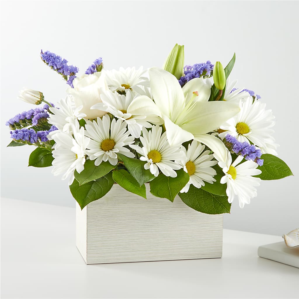 Beyond Blue Box Bouquet – The Flower Company, Kamloops BC