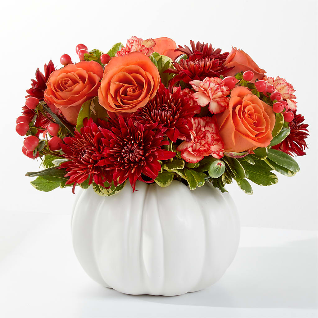 Autumn Air Pumpkin Bouquet – The Flower Company, Kamloops BC