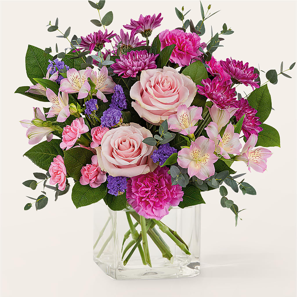 Rosy Radiance Bouquet – The Flower Company, Kamloops BC