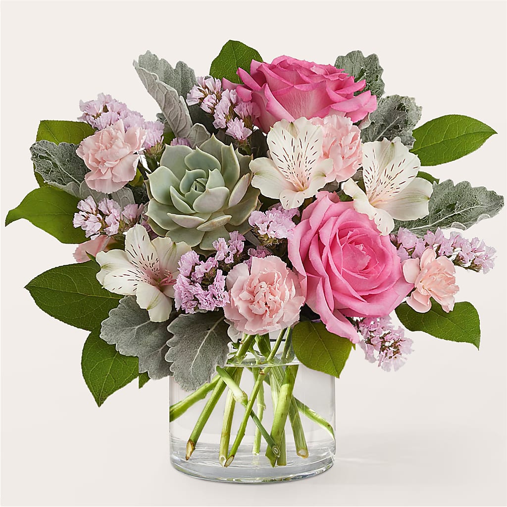 Dusty Rose Bouquet – The Flower Company, Kamloops BC
