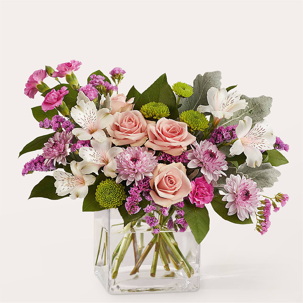 Pink Suede Bouquet – The Flower Company, Kamloops BC
