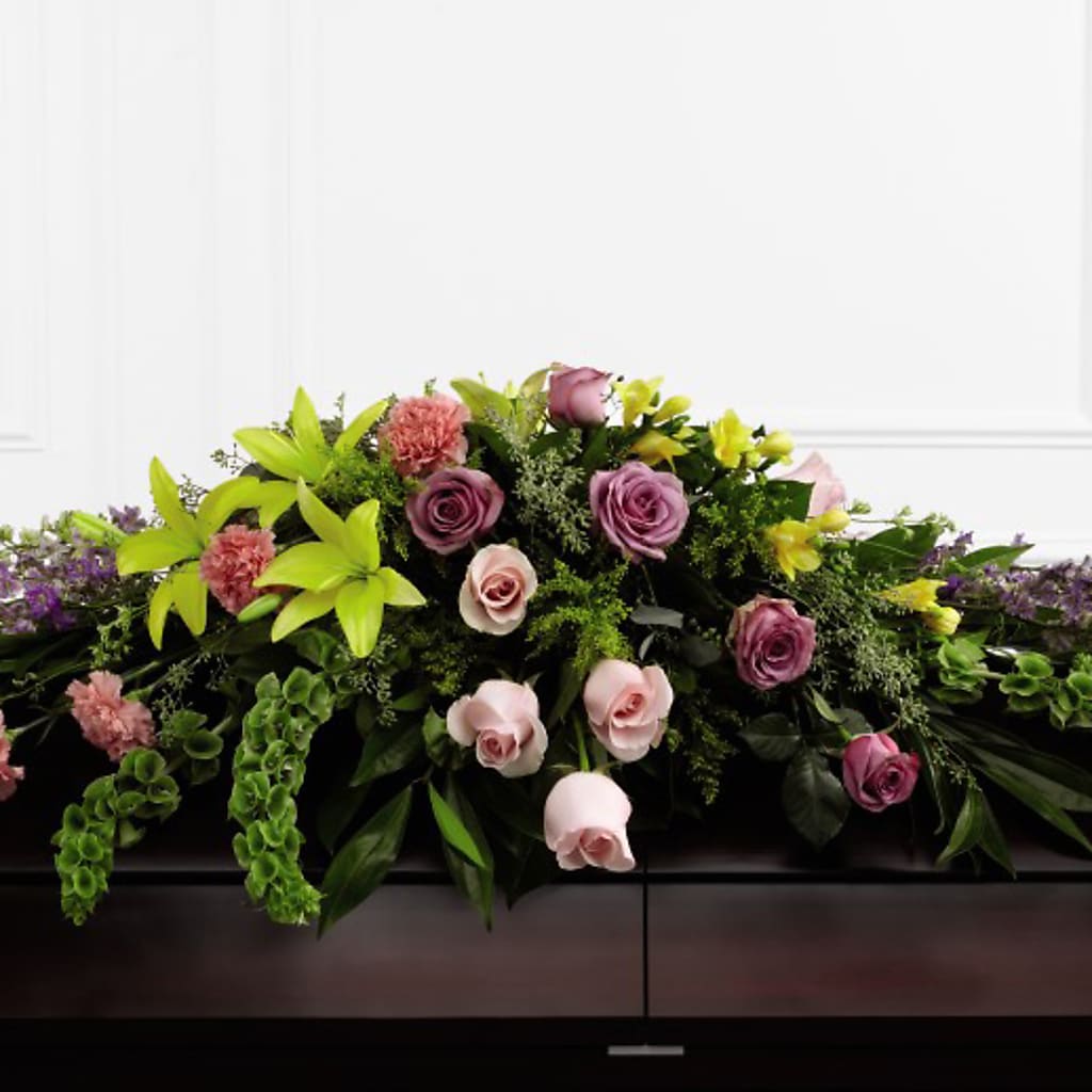 Forever Beloved Casket Spray – The Flower Company, Kamloops BC
