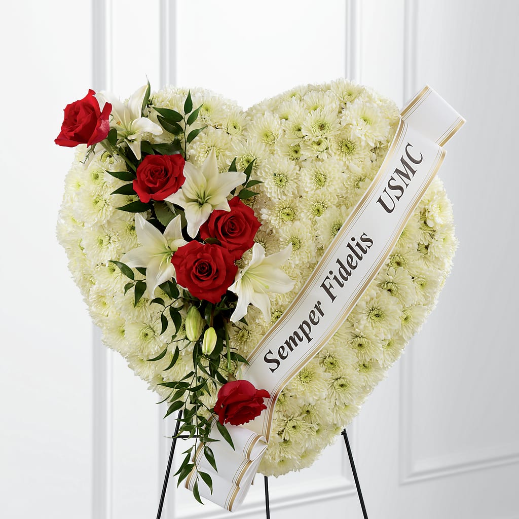 Heartfelt Hero Standing Heart – The Flower Company, Kamloops BC