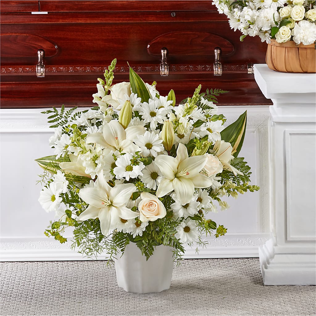 Thoughts of Tranquility Floor Basket – The Flower Company, Kamloops BC