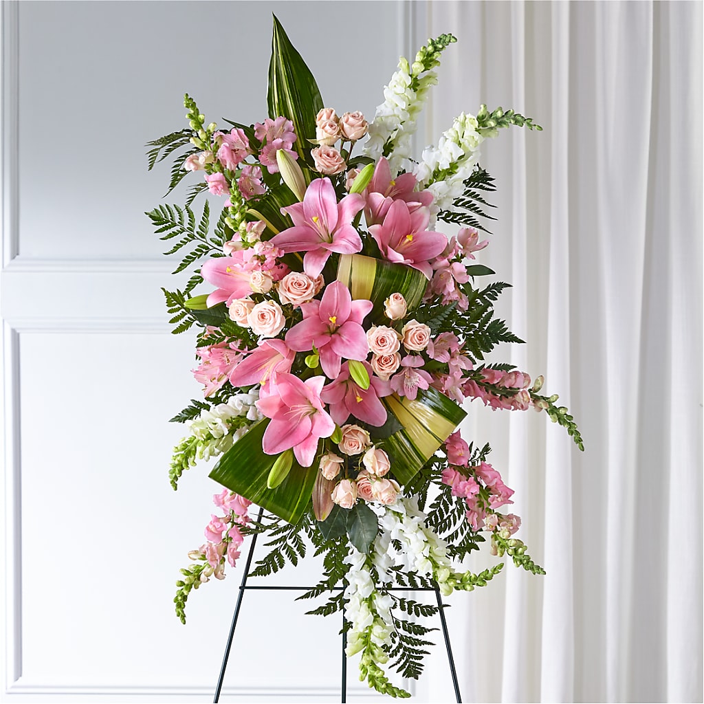Elegant Embrace Standing Spray – The Flower Company, Kamloops BC