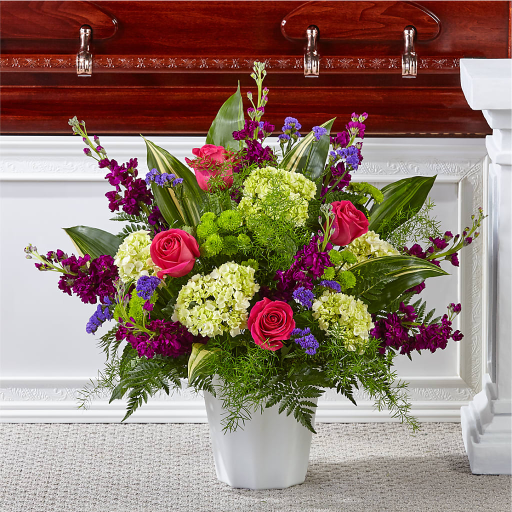 Beautiful Horizons Floor Basket – The Flower Company, Kamloops BC