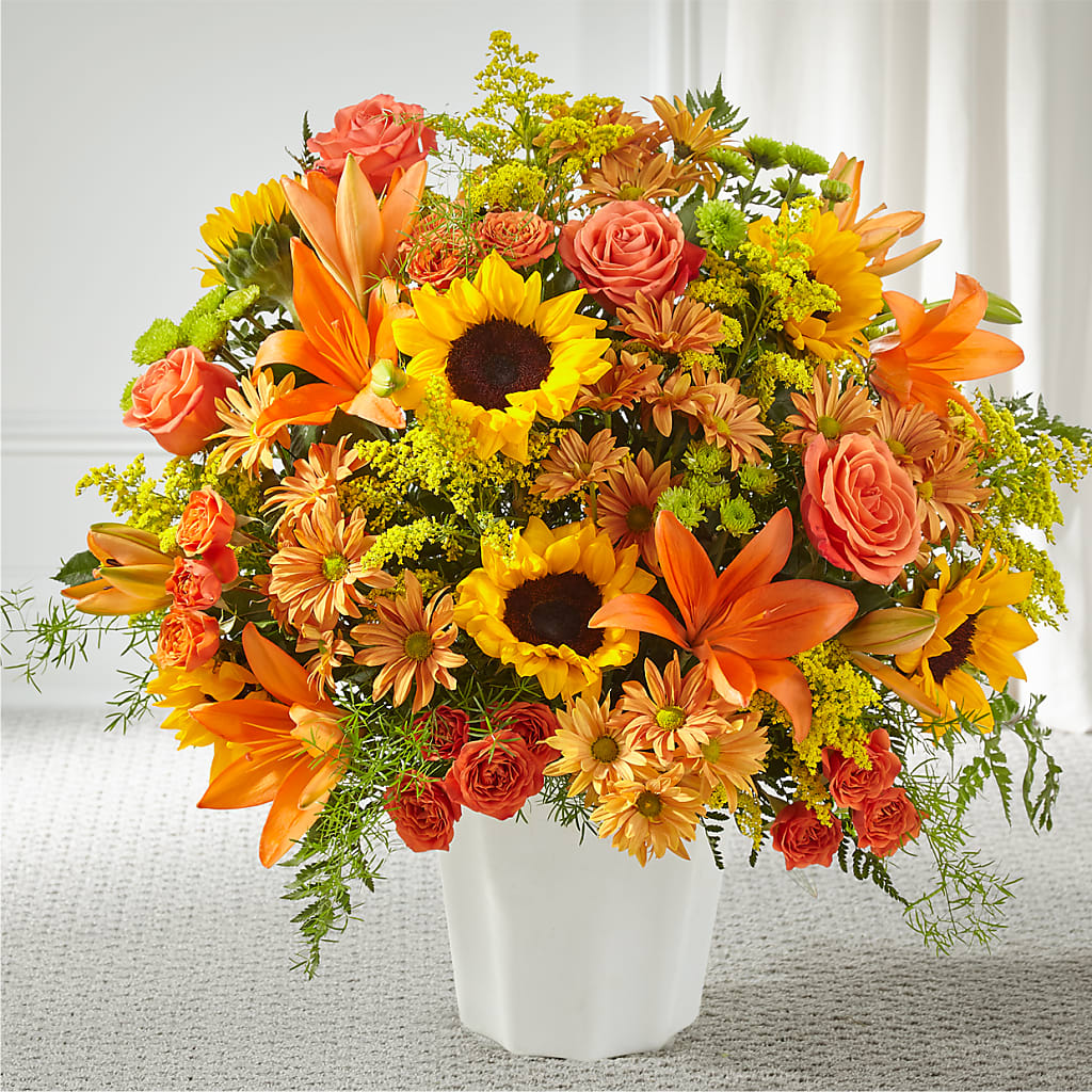 Harvest Thoughts Floor Basket – The Flower Company, Kamloops BC