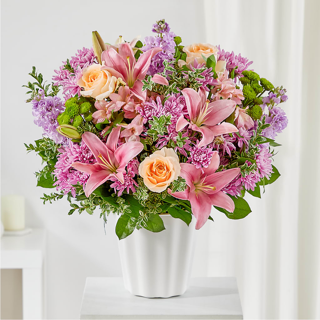 Supportive Embrace Tabletop Basket – The Flower Company, Kamloops BC