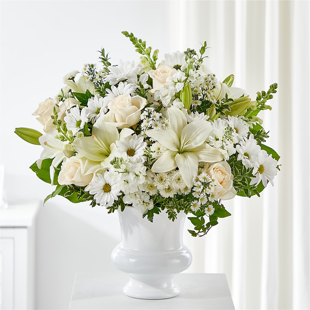 Uplifting Urn Arrangement – The Flower Company, Kamloops BC