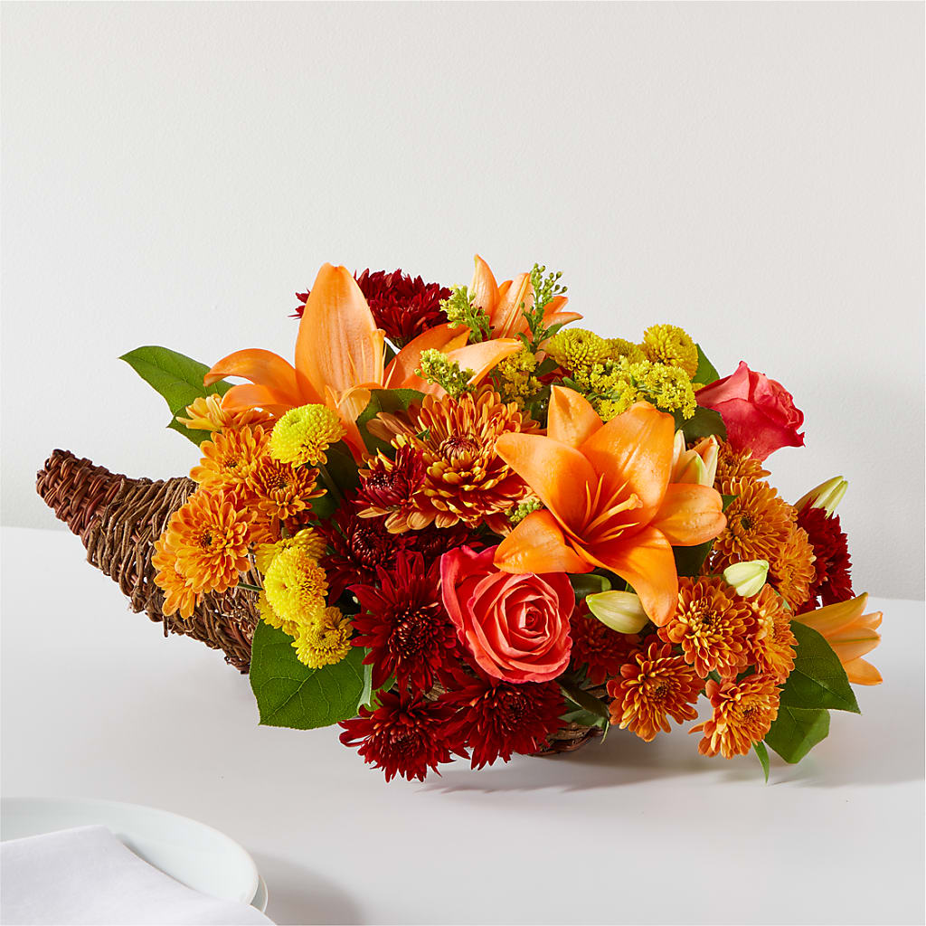 Bouquet of Blessings Cornucopia – The Flower Company, Kamloops BC