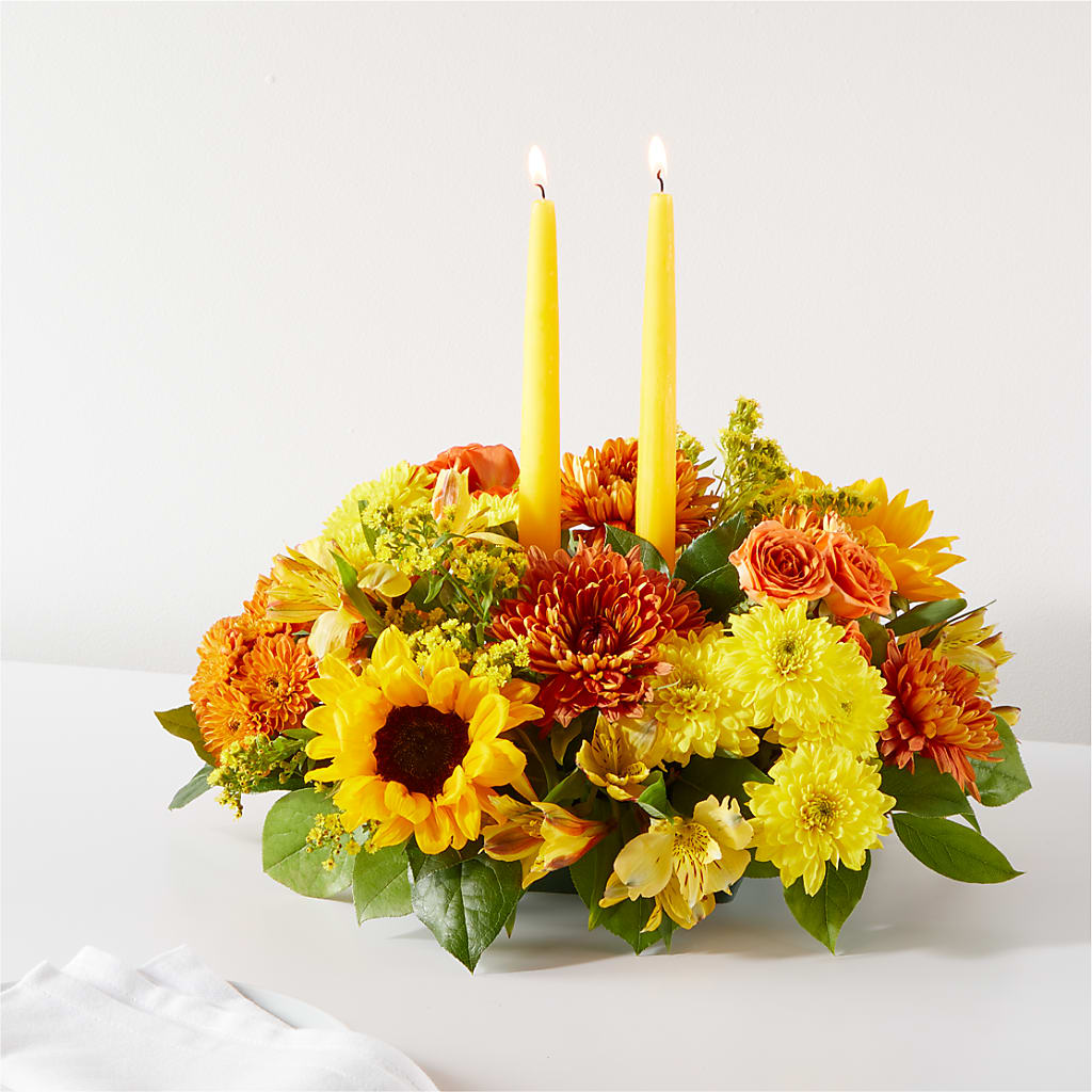 Autumn Harmony Centerpiece – The Flower Company, Kamloops BC