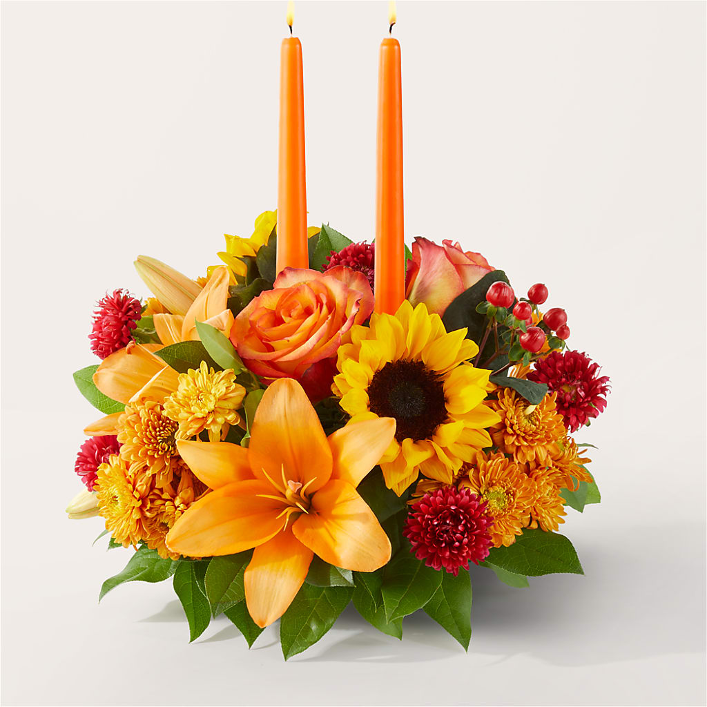 Grateful Centerpiece – The Flower Company, Kamloops BC