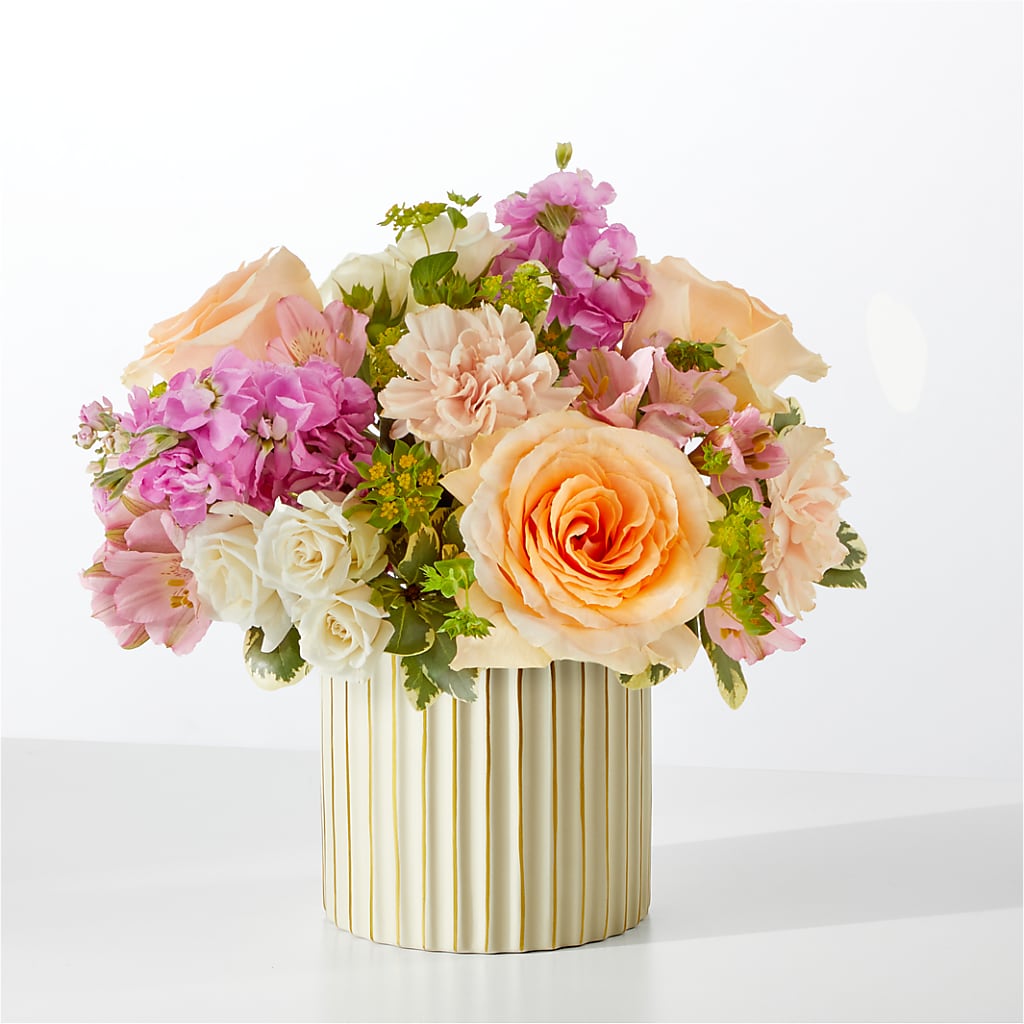 Paradise Bouquet with Ivory Vase – The Flower Company, Kamloops BC
