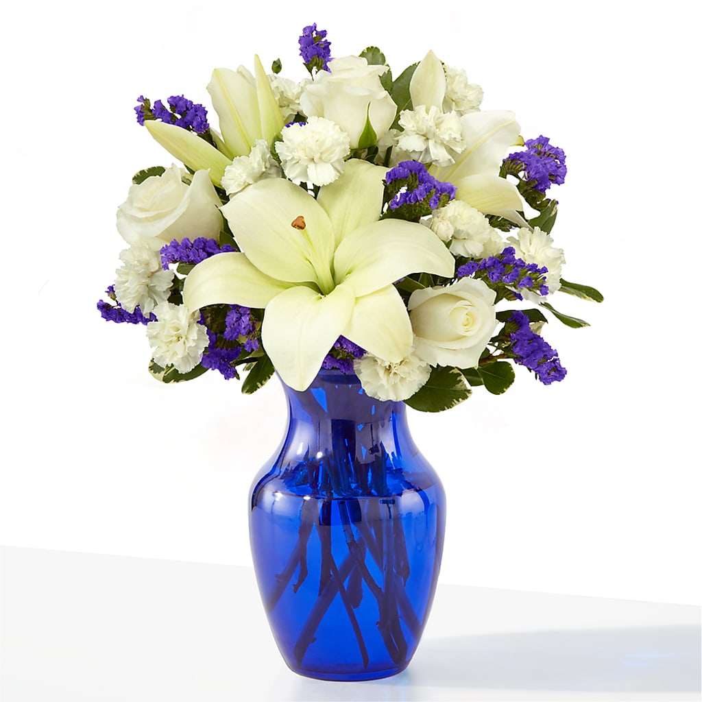 Sapphire Rush Bouquet – The Flower Company, Kamloops BC