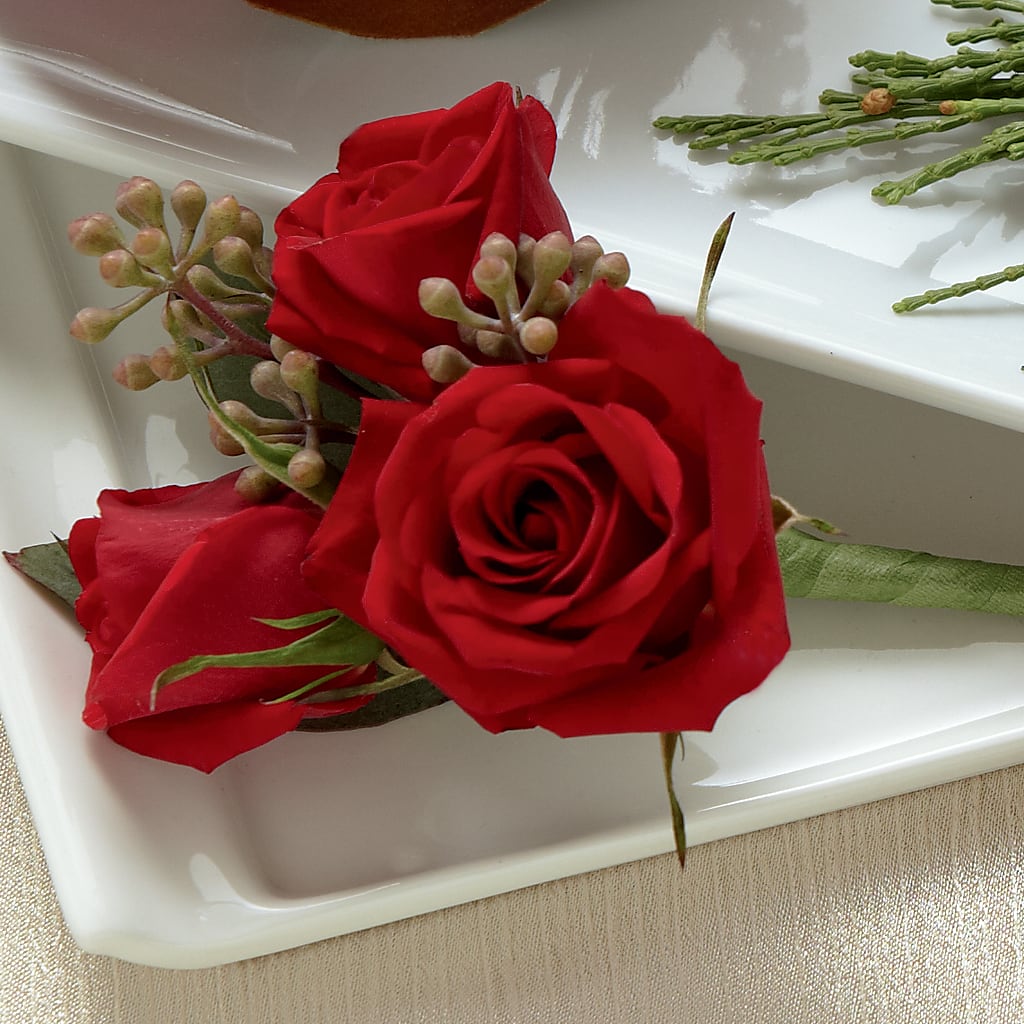 Red Spray Rose Boutonniere – The Flower Company, Kamloops BC