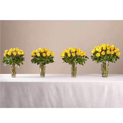 Long Stem Yellow Rose Bouquet –  The Flower Company, Kamloops BC