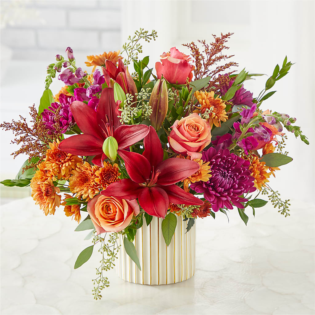 Burgundy Landscape Bouquet –  The Flower Company, Kamloops BC