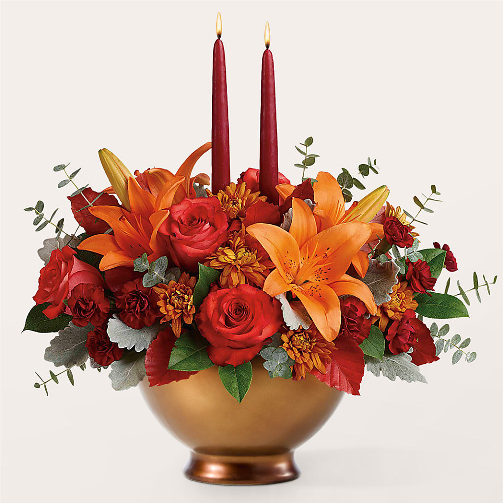 Fruits of Fall Centerpiece –  The Flower Company, Kamloops BC