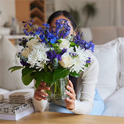 Cerulean Waves Bouquet –  The Flower Company, Kamloops BC