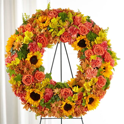 Autumnal Memories Wreath (Standard) –  The Flower Company, Kamloops BC