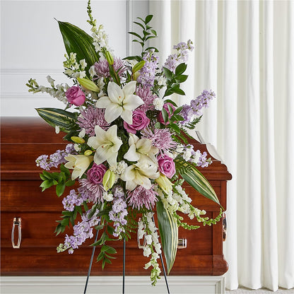 Grateful Hearts Standing Spray –  The Flower Company, Kamloops BC