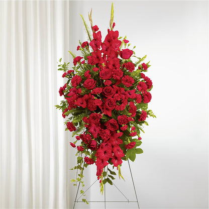 From the Heart Standing Spray –  The Flower Company, Kamloops BC