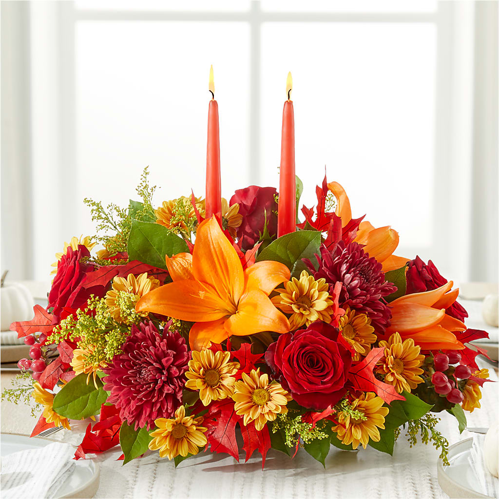 Autumn's Embrace Centerpiece –  The Flower Company, Kamloops BC