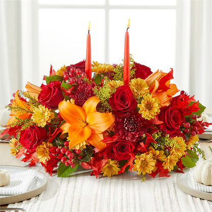 Autumn's Embrace Centerpiece –  The Flower Company, Kamloops BC