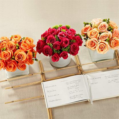 Dawn Rose Centerpiece –  The Flower Company, Kamloops BC